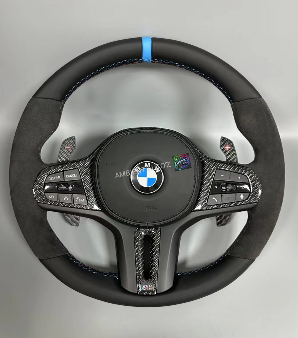 BMW G Gen Steering Wheel - Alcantar & Leather