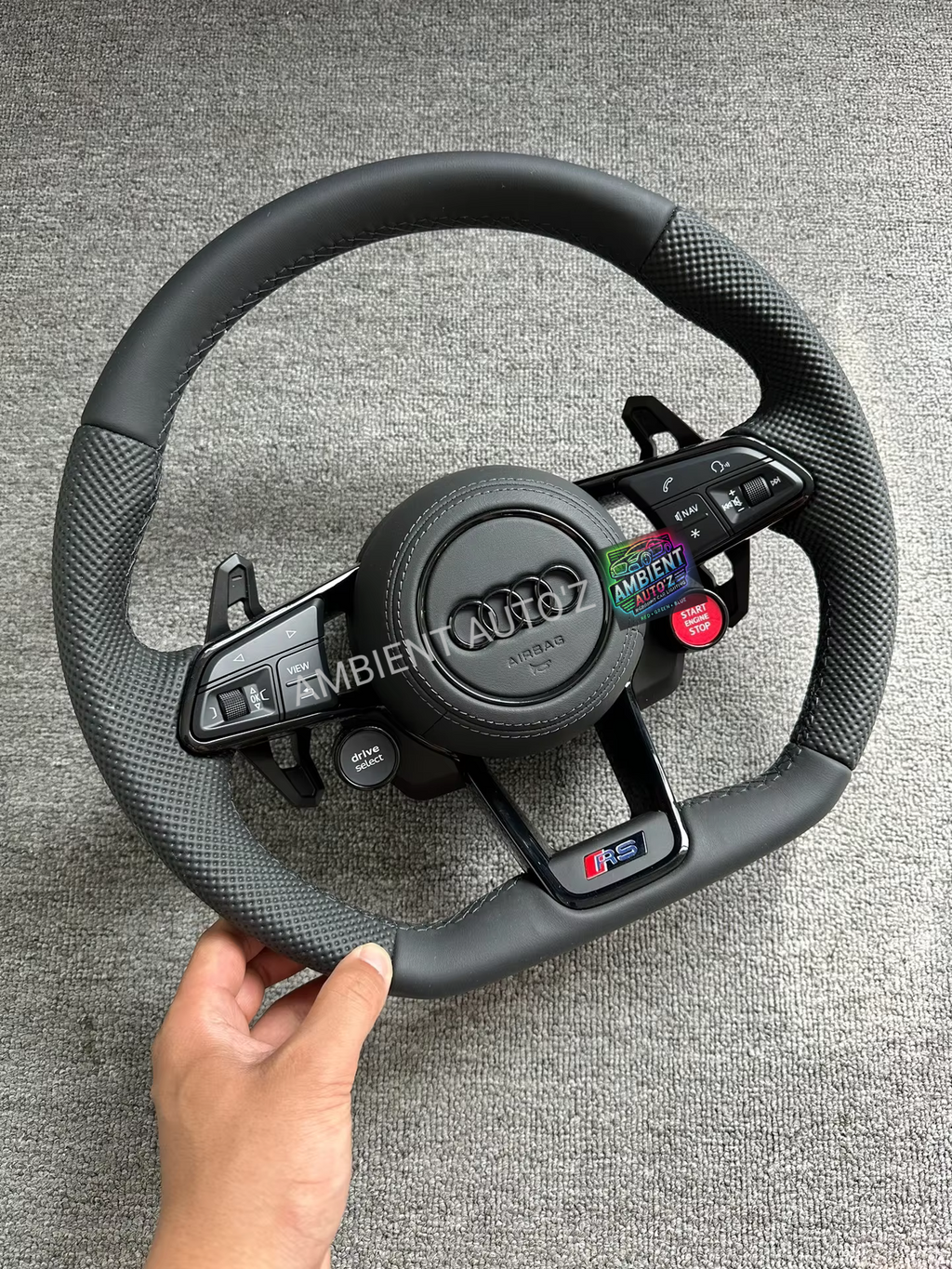 Audi S RS Steering Wheel – Leather