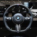 BMW F Gen Steering Wheel Flat Bottom - Carbon Fibre & Pefereated Leather