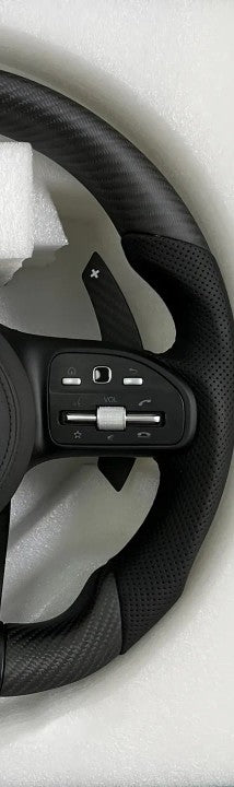 Mercedes AMG Steering Wheel - Carbon Fibre & Leather