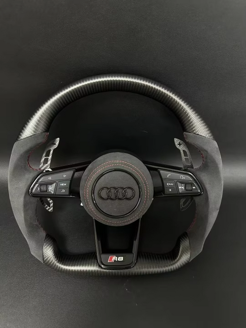Audi S RS Steering Wheel – Carbon Fibre & Alcantara