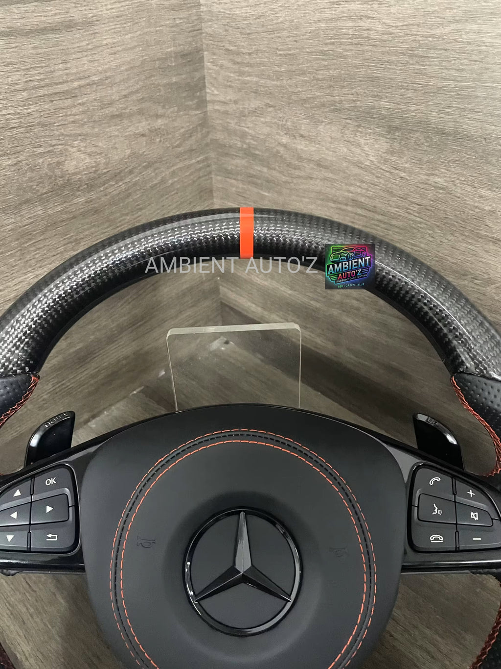 Mercedes AMG Steering Wheel - Carbon Fibre & Leather