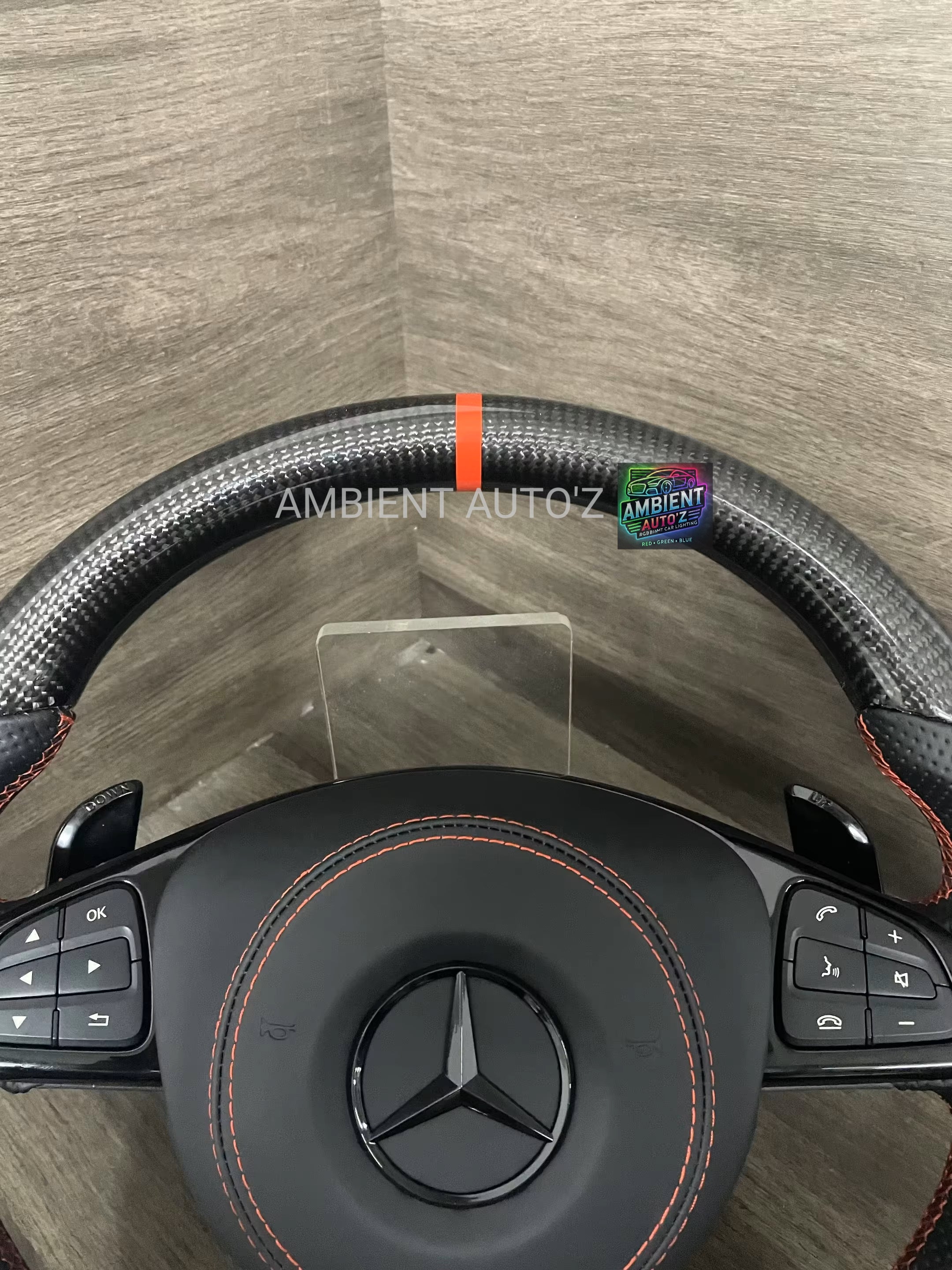 Mercedes AMG Steering Wheel - Carbon Fibre & Leather