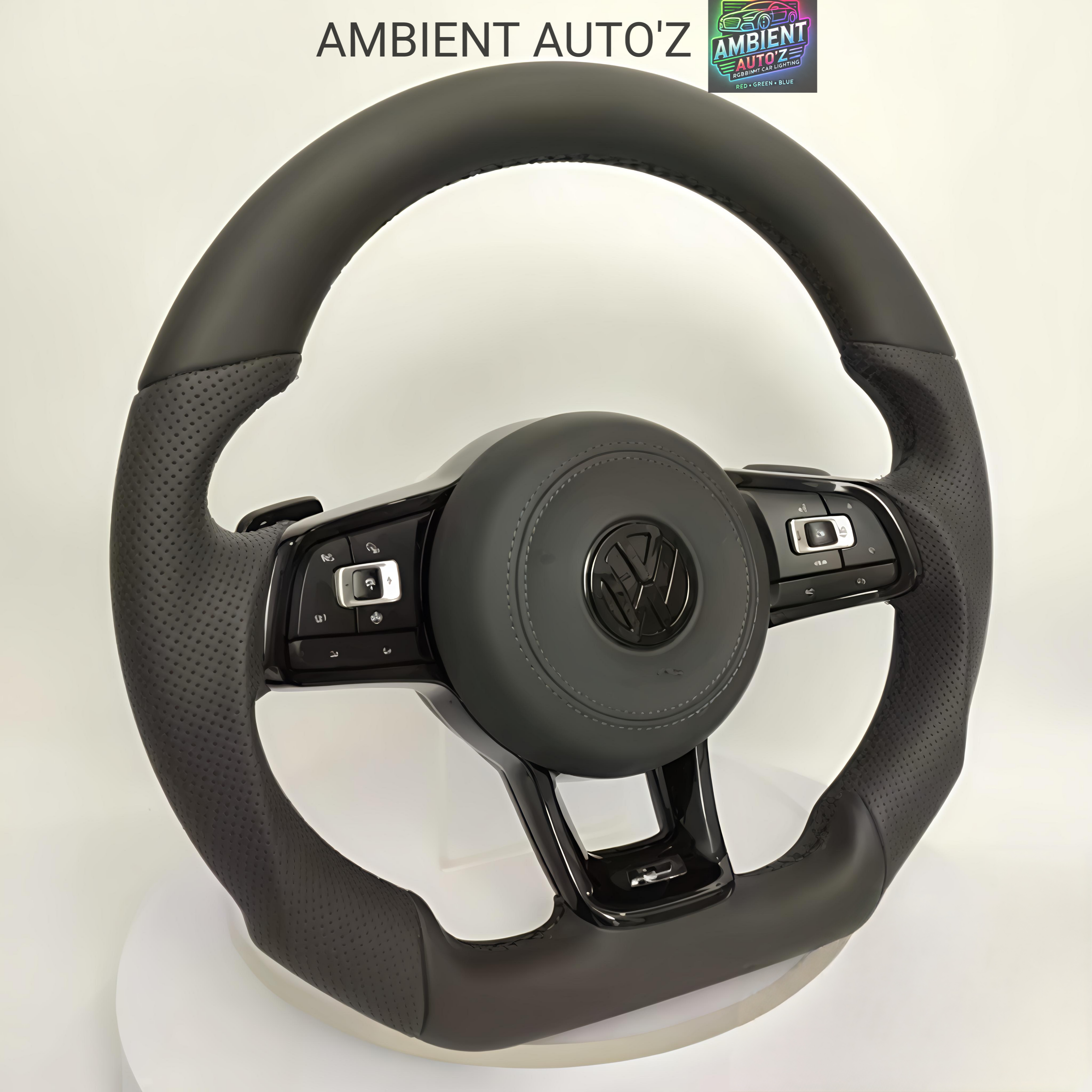 Volkswagen Steering Wheel - Leather