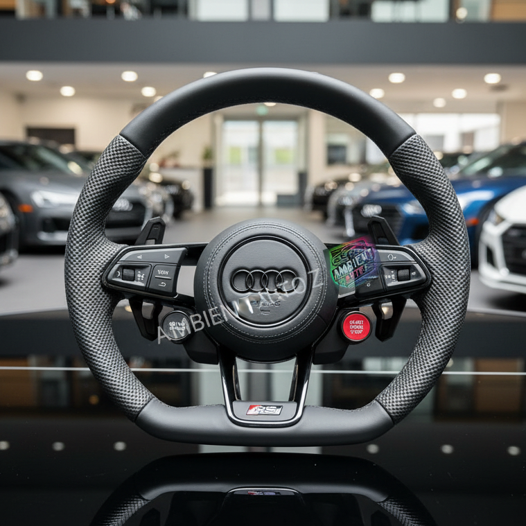 Audi S RS Steering Wheel – Leather