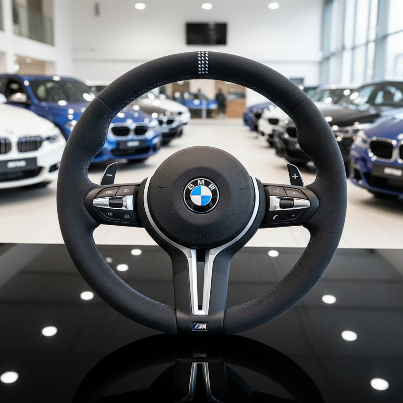 BMW F Gen CS Steering Wheel – Alcantara